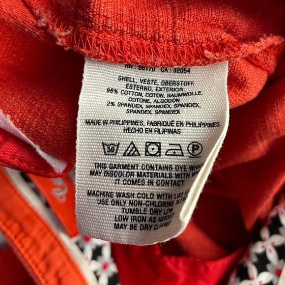 Anthropologie Cartonnier Charlie Crop Flare Pants in Orange Size 4 - Picture 5 of 8